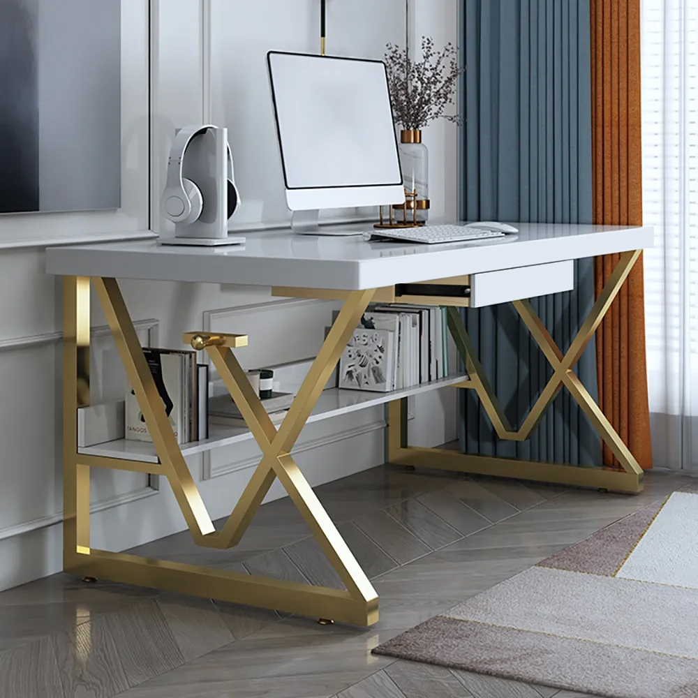 A sleek desk