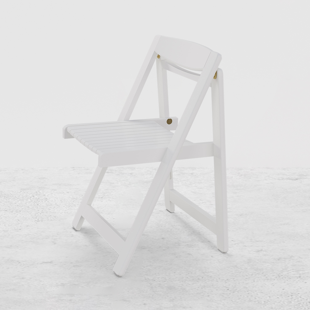 1450mm Modern White Folding Dining Table Set Solid Wood Drop Leaf with