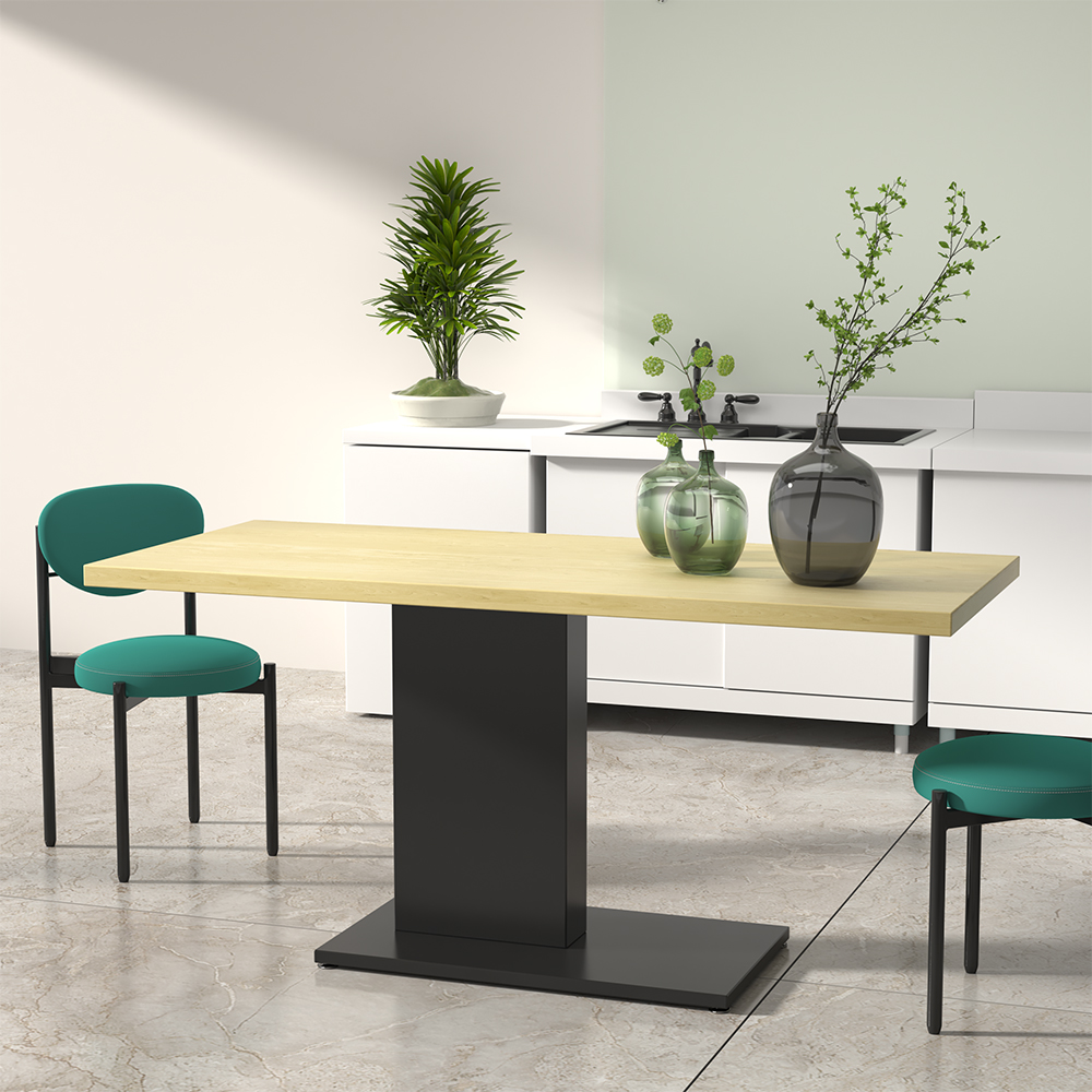 1600mm Rectangular Dining Table Modern Industrial Table