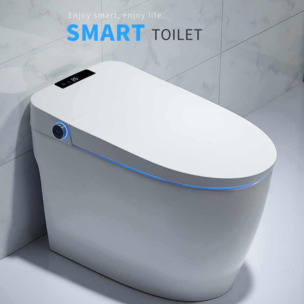 Floor Mounted Self Clean Smart Toilet Tankless Automatic Toilet One