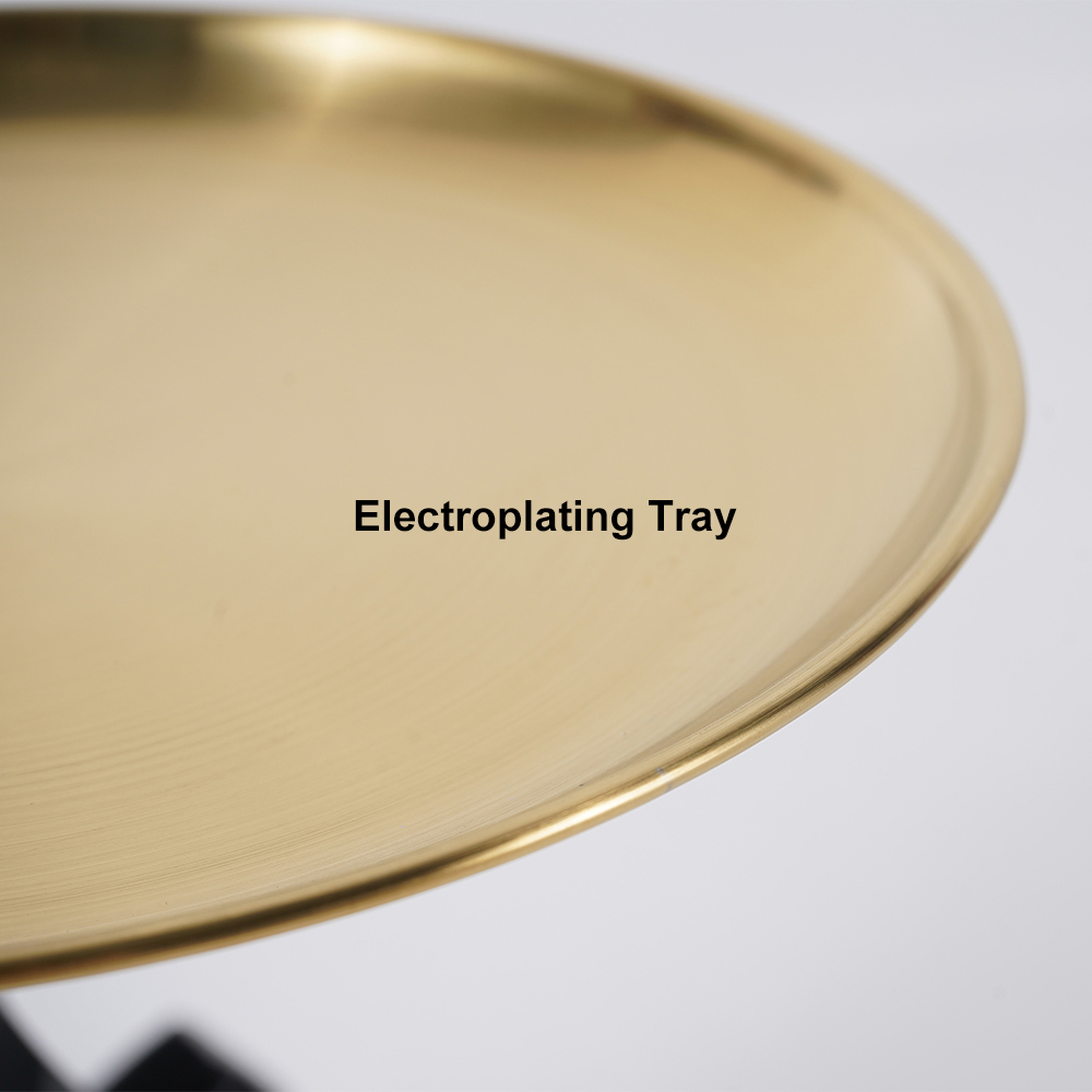 Modern Black Sculpture Side Table Tray End Table with Tissue Storage