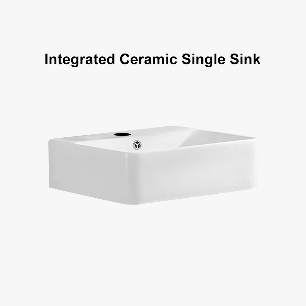 20" Modern Floating Bathroom Vanity with Single Sink and Shelf Space