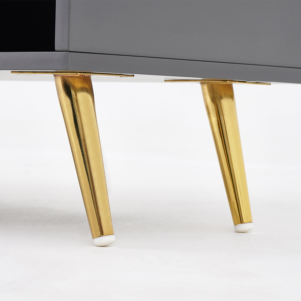 Yellar Gray Modern Shoe Rack Bench Entryway Storage Bench with