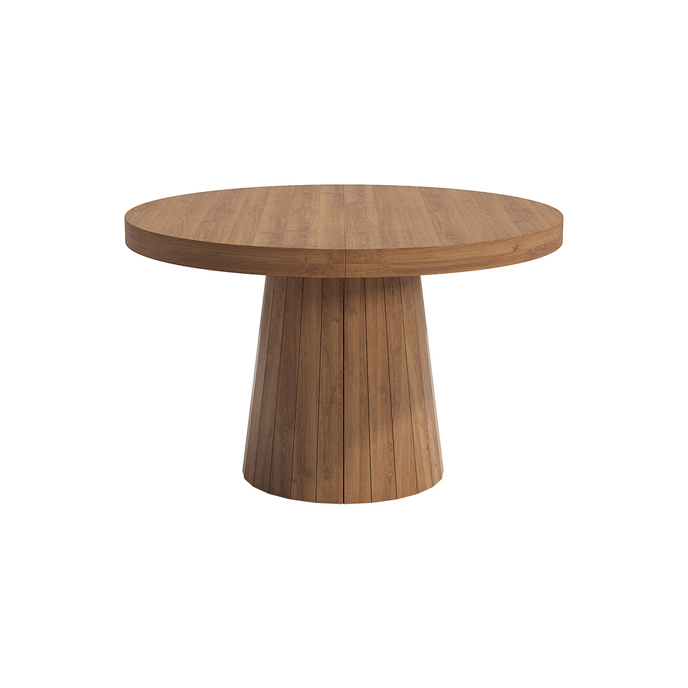 Japandi 39 55 Extendable Dining Table 6 Seater Walnut Oval Round 