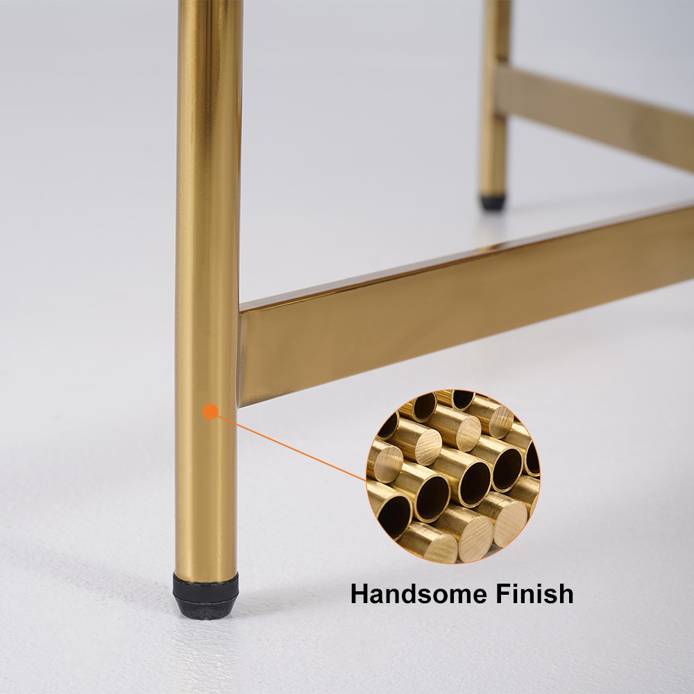 Round LiftTop Coffee Table with Storage White & Natural without Stools