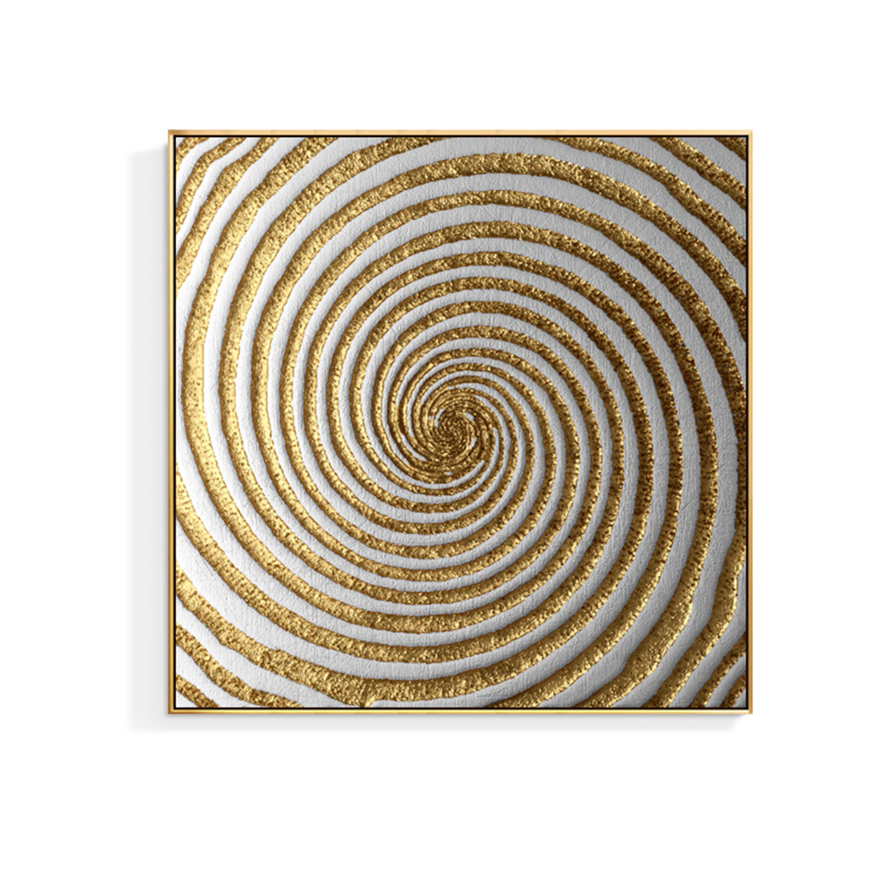 3 Pieces Glam Square Textured Wall Decor Set Canvas Abstract Painting