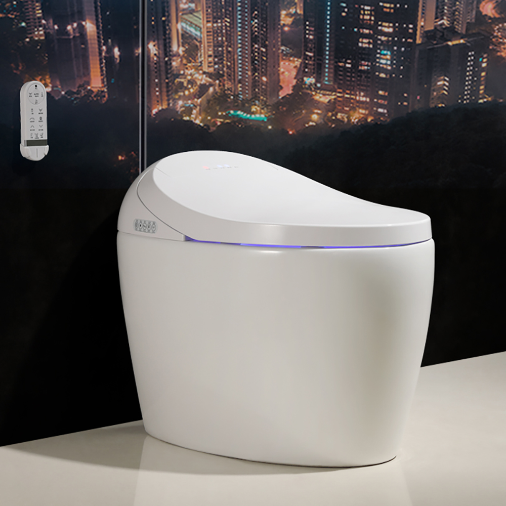 Modern Smart One-piece Toilet & Bidet Foot Induction & Automatic Flushing With Seat