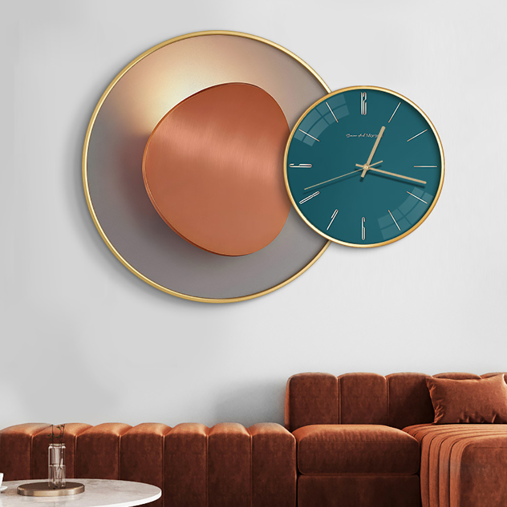 

Minimalist Fashion Style Round Artistic Silent Oversized Wall Clock