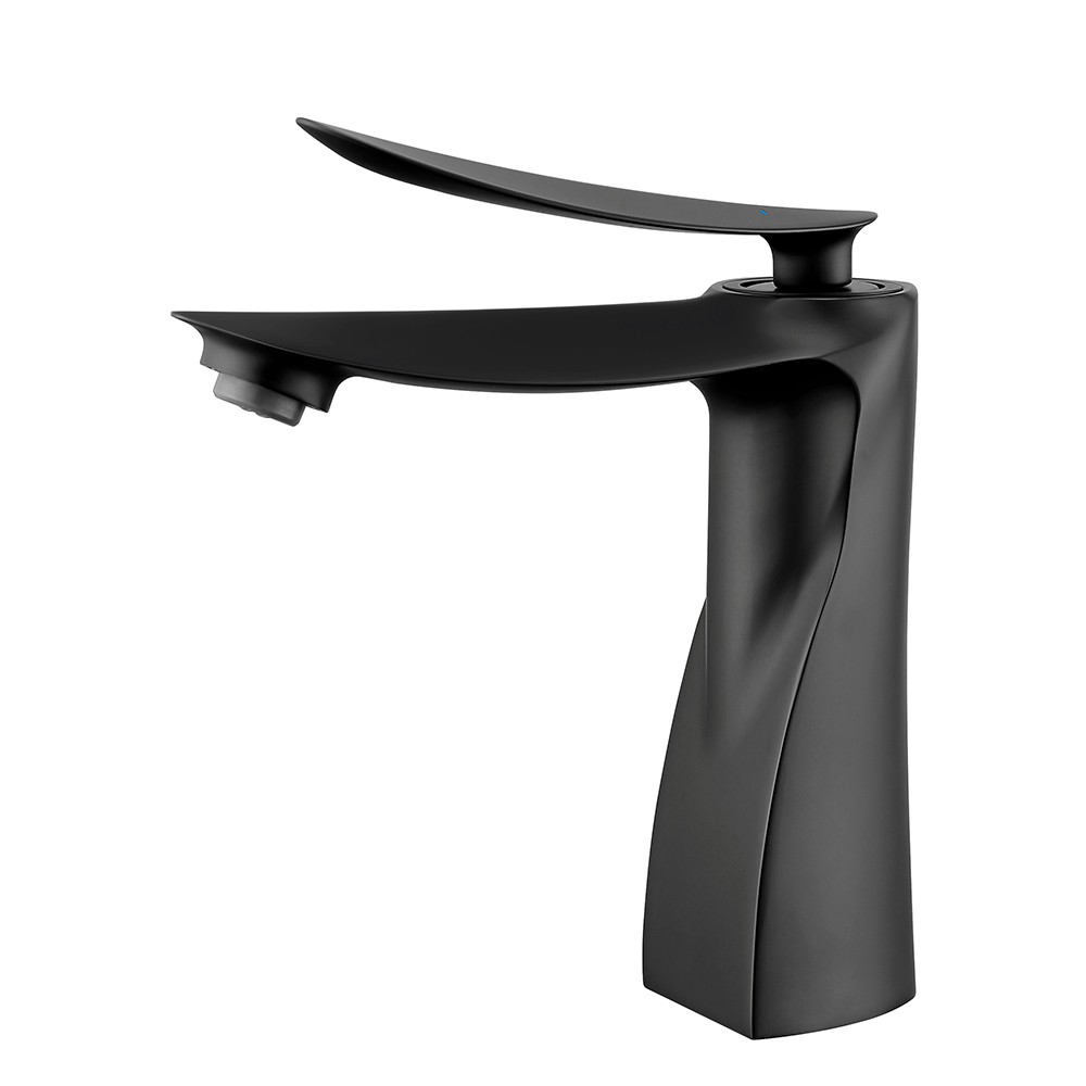 

Black Brass Single Handle 1-Hole Sink Faucet