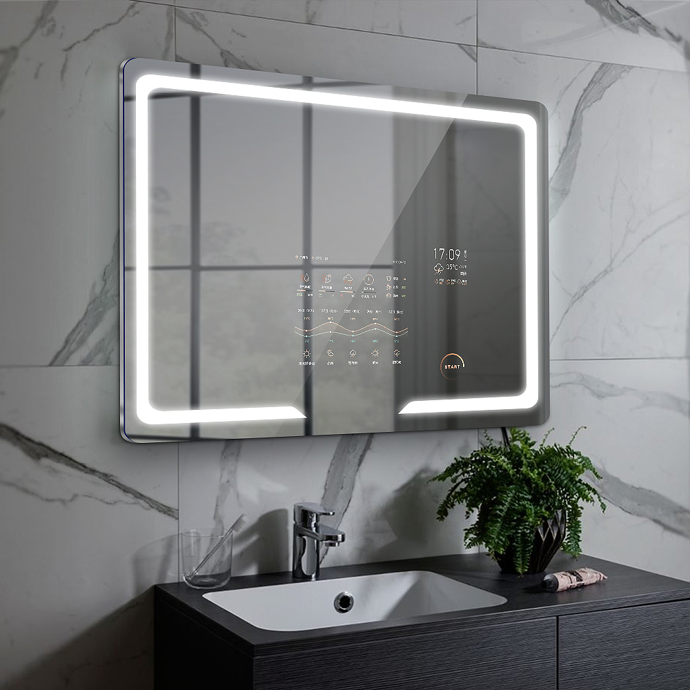 Image of Smart Mirror for Bathroom 40" Touch Screen LED Multi-Function TV Android WiFi Bluetooth