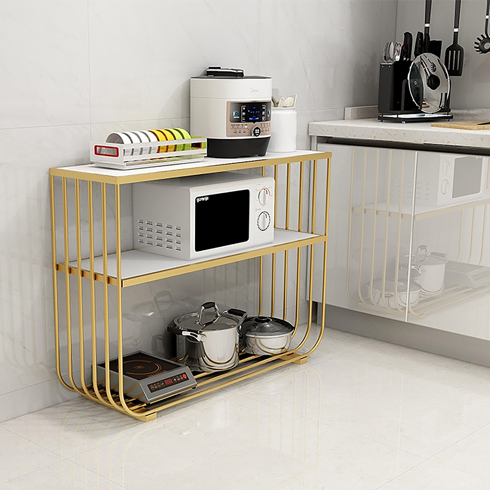 3Tier Nordic Kitchen Shelves MultiUse Storage Shelf for IndoorsHomary