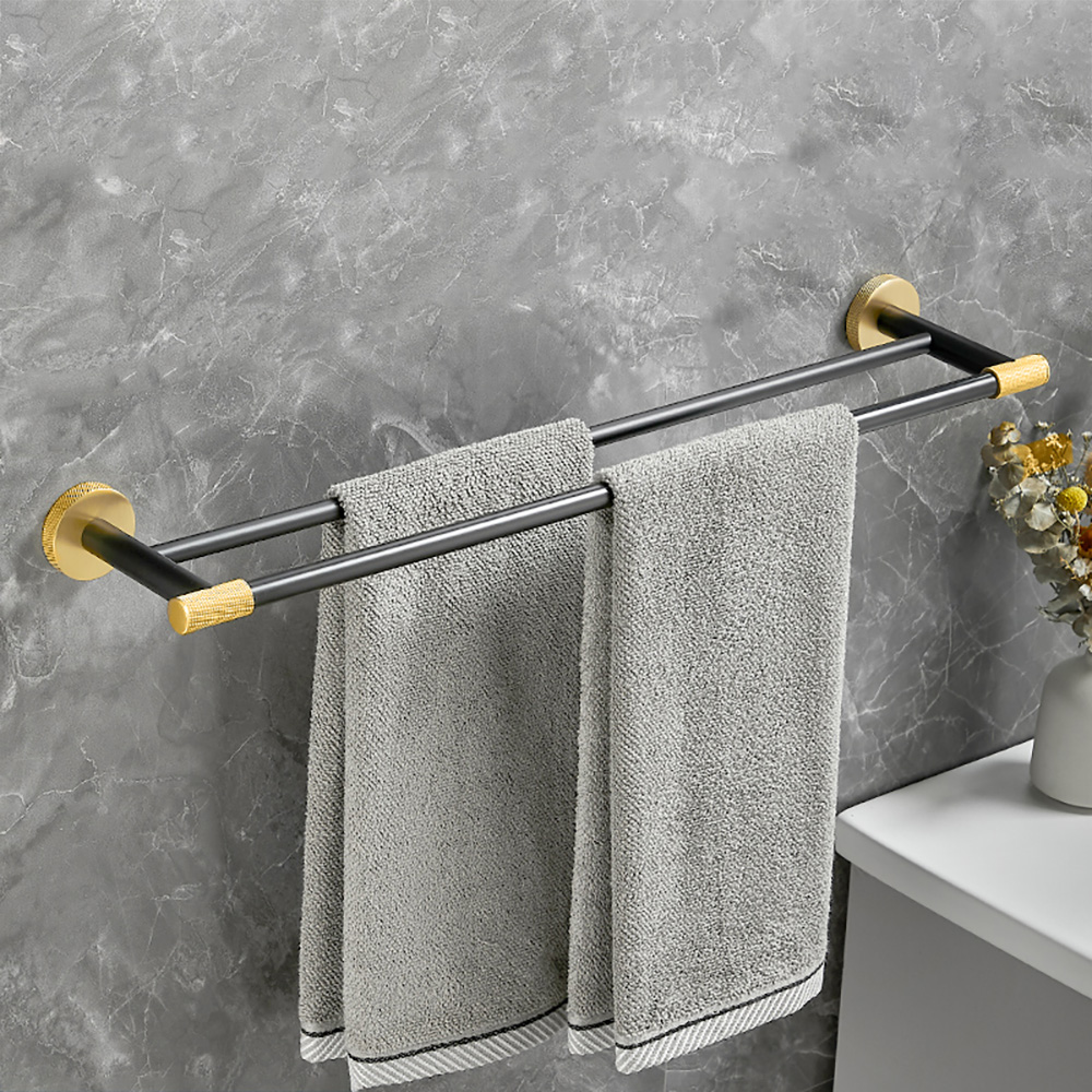 Wall Mounted Towel Bar Modern Bathroom Towel Rack