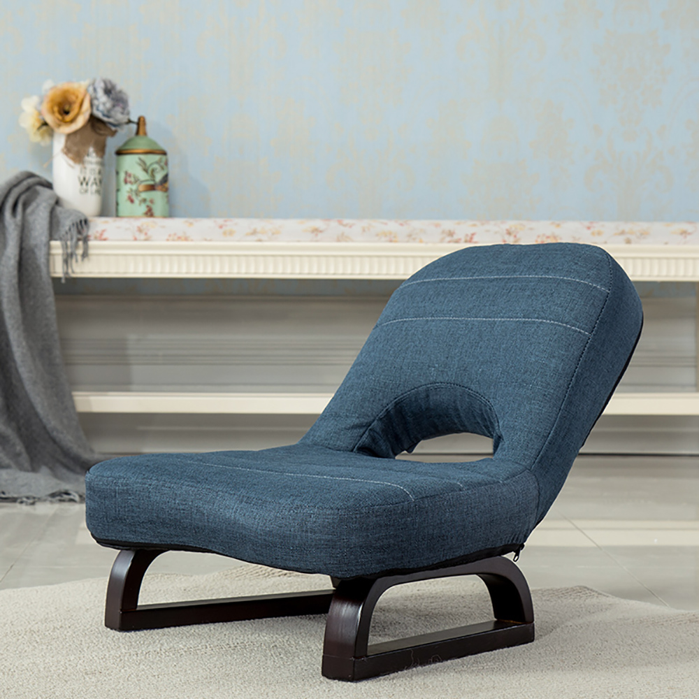 Tatami Floor Chair Seating Accent Chair with Folding BackHomary