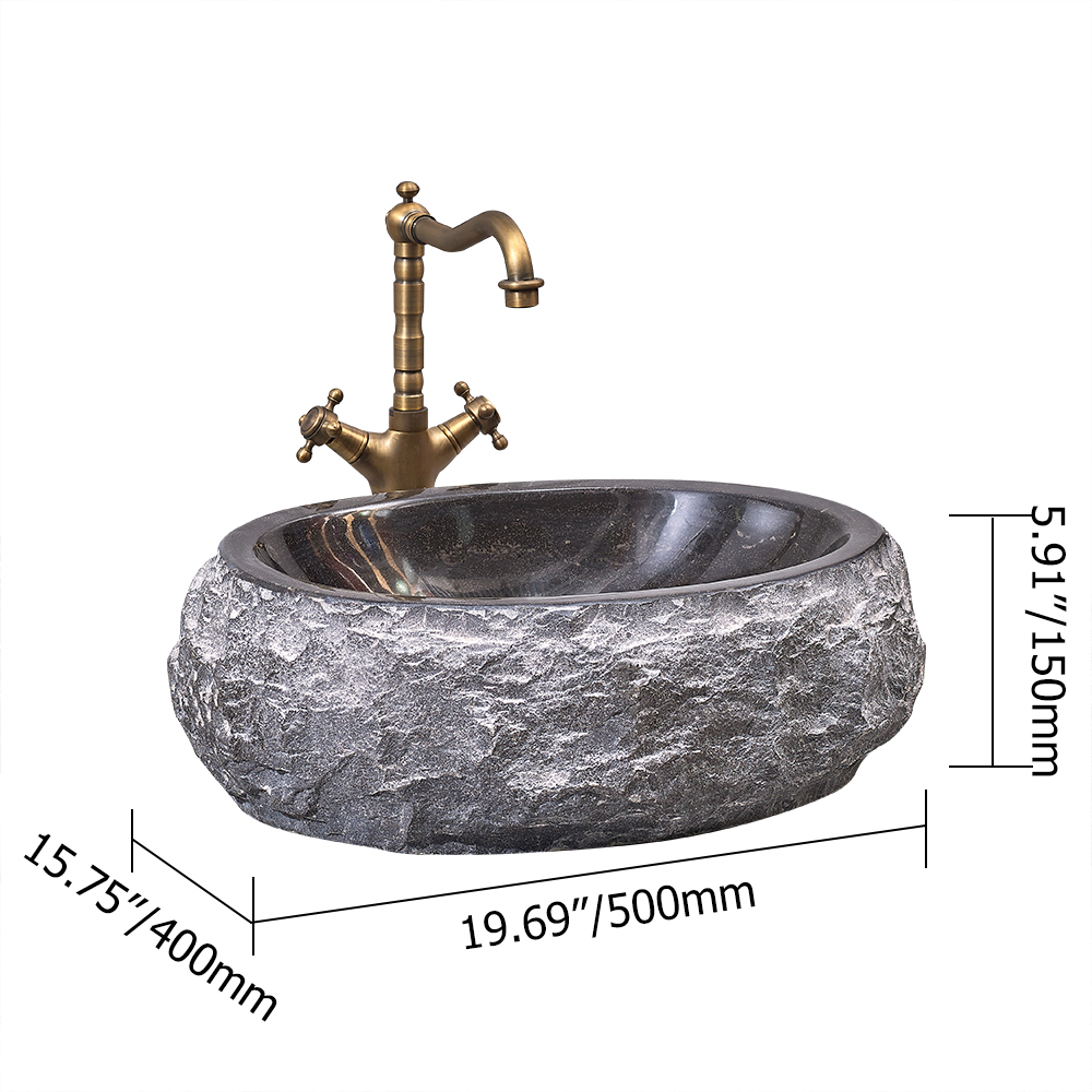 Countertop Oval Granite Bathroom Wash BasinHomary